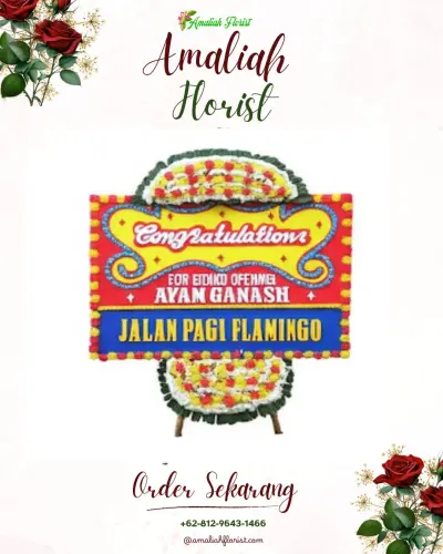 Bunga Papan Congratulation di Klunjukan
